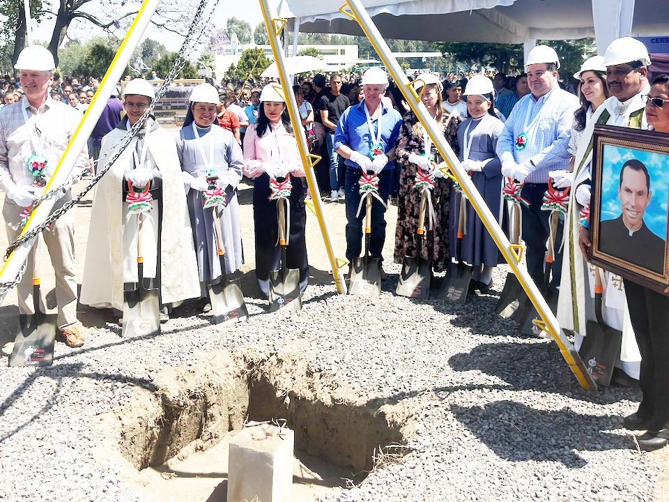 Ribbon cutting group